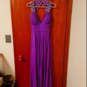 Betsy & Adam Floor Length Prom Dress